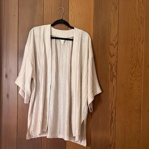 H&M Cream Women's Kimono-style Cover Up